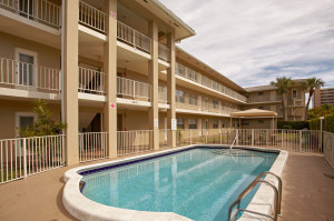 Inpatient residential pool area